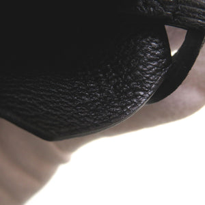 未使用 エルメス ジョッキー バッグチャーム ヴォーバレニア ウッド ブラック ブルーフランス B刻印(2023年製) キーホルダー 0196 【中古】 HERMES