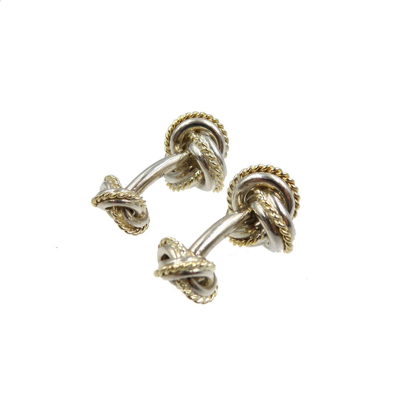 ティファニー ヴィンテージ シルバー925 シルバー ゴールド カフス 0210【中古】TIFFANY&Co.