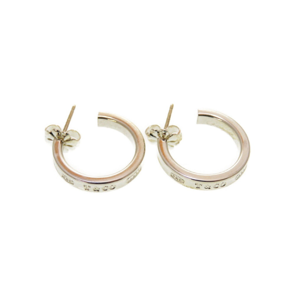 美品 ティファニー 1837 フープ スモール ピアス シルバー925 アクセサリー 0213 【中古】 TIFFANY&Co.