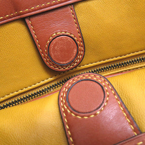 美品 コーチ × ディズニー ミッキー 37981 レザー ブラウン トートバッグ バッグ 茶 0221 【中古】 COACH × DISNEY