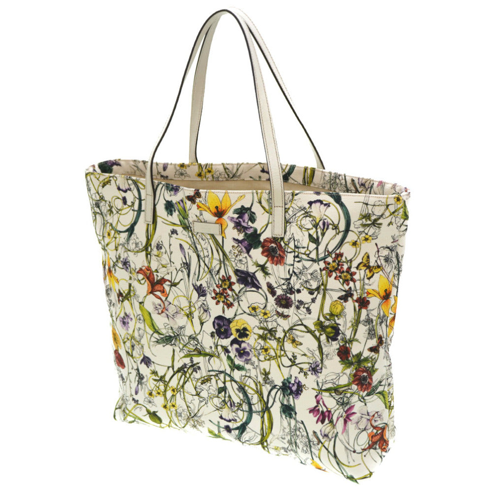 新品同様 グッチ フローラ トートバッグ 295252 キャンバス/レザー 0406【中古】GUCCI