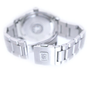 美品 セイコー グランドセイコー ヘリテージコレクション GMT SBGN013 / 9F86-0AF0 クオーツ 腕時計 SS ブラック 黒文字盤 0002【中古】SEIKO メンズ