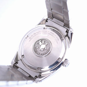 美品 セイコー グランドセイコー ヘリテージコレクション GMT SBGN013 / 9F86-0AF0 クオーツ 腕時計 SS ブラック 黒文字盤 0002【中古】SEIKO メンズ