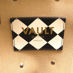 美品 グッチ GGスプリーム VAULT ヴォールト コラボ 24 012 525 ベージュ ボストンバッグ バッグ 0004 【中古】 GUCCI メンズ