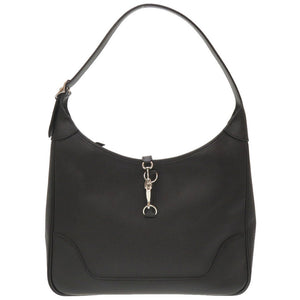 新品同様 エルメス トリム31 ヴォーエプソン ブラック シルバー金具 □R刻印 ショルダーバッグ バッグ 黒 0005 【中古】 HERMES