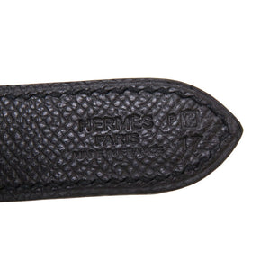 新品同様 エルメス トリム31 ヴォーエプソン ブラック シルバー金具 □R刻印 ショルダーバッグ バッグ 黒 0005 【中古】 HERMES