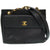 シャネル Wフェイス チェーン ショルダーバッグ キャビアスキン ブラック ゴールド金具 黒 0009【中古】CHANEL ヴィンテージ