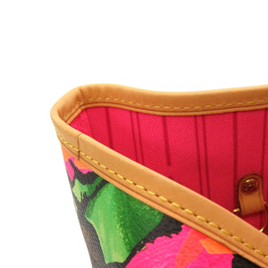 美品 ルイ ヴィトン モノグラム ローズ ネヴァーフルMM M48613 トートバッグ バッグ LV 0011 【中古】 LOUIS VUITTON