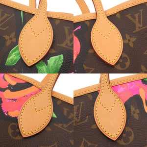 美品 ルイ ヴィトン モノグラム ローズ ネヴァーフルMM M48613 トートバッグ バッグ LV 0011 【中古】 LOUIS VUITTON