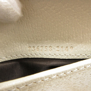 新品同様 グッチ コンパクトウォレット 736758 アニマルプリント 2023年モデル GGスプリーム レザー ベージュ 財布 0022【中古】GUCCI