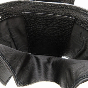 未使用 グッチ コンパクトウォレット 644407 ダブルG レザー ブラック 黒 財布 0023【中古】GUCCI