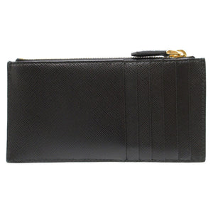 新品同様 プラダ 1MC079 サフィアーノレザー ブラック 黒 コインケース 0026【中古】PRADA