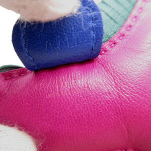 美品 エルメス ロデオチャームPM A刻印(2017年製) ローズパープル マラカイト ブルーエレクトリック バッグチャーム キーホルダー 0031【中古】HERMES