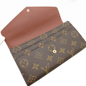 新品同様 ルイヴィトン モノグラム ポルトフォイユ サラ M60531 2つ折り長財布 財布 0032【中古】LOUIS VUITTON