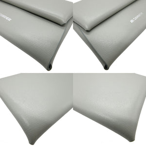 未使用 ジルサンダー J07UI0013 P5355 レザー シーフォーム グレー コインケース 財布 0034【中古】JIL SANDER