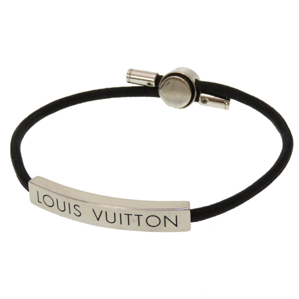 ルイ ヴィトン ブレスレ スペースLV M67417 ブラック ブレスレット 黒 LV 0037 【中古】 LOUIS VUITTON