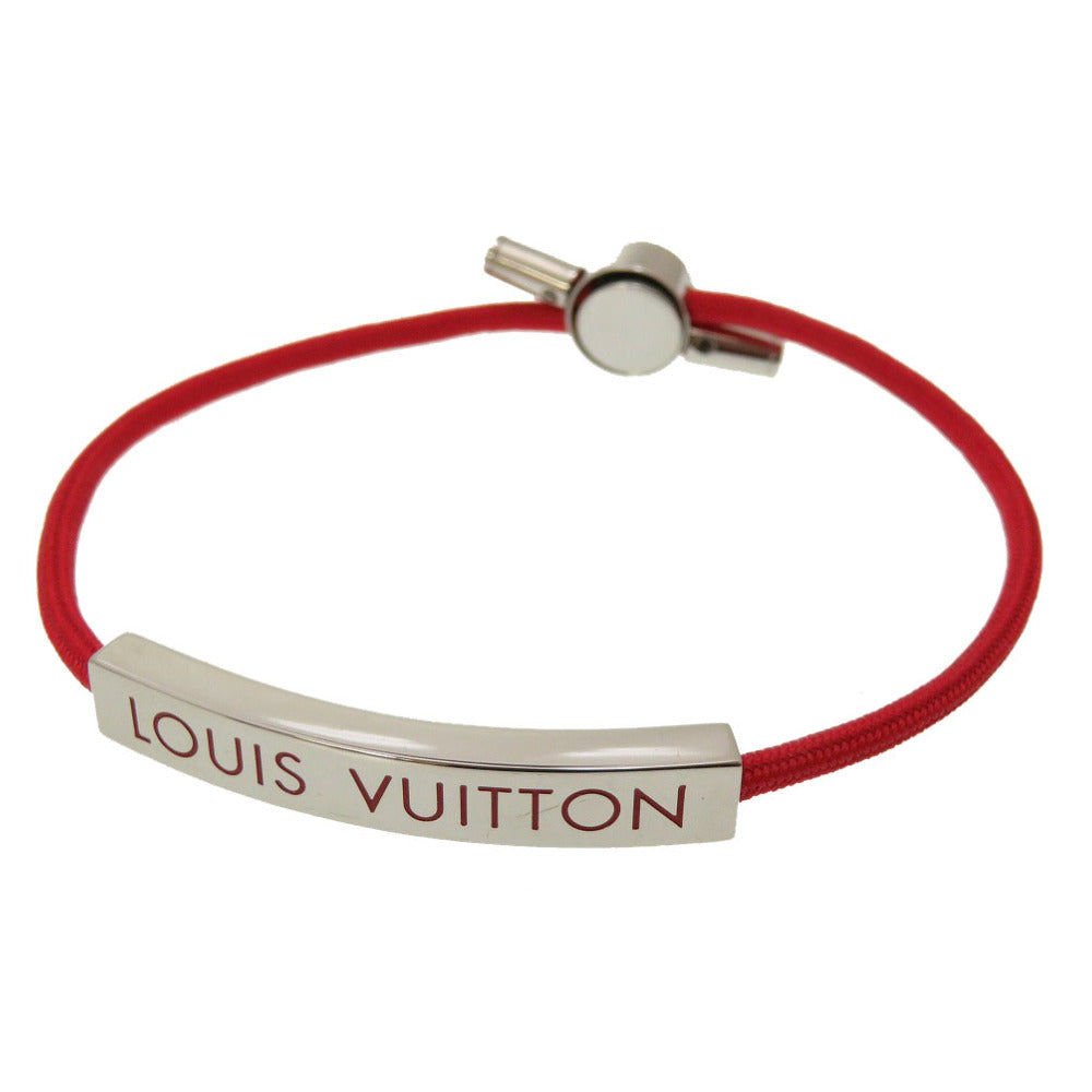 美品 ルイ ヴィトン ブレスレ スペースLV M00274 レッド ブレスレット 赤 LV 0038 【中古】 LOUIS VUITTON
