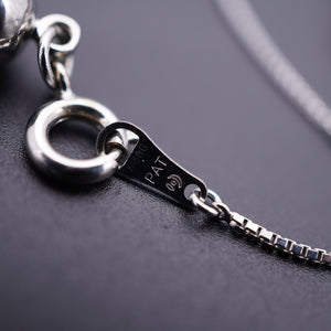 新品同様 タサキ 7mm ステーションパール ダイヤ K18WG ネックレス ホワイトゴールド/ダイヤモンド ネックレス ジュエリー 0043【中古】TASAKI レディース