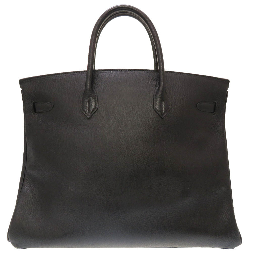 エルメス バーキン40 アルデンヌ ブラック ゴールド金具 □A刻印 ハンドバッグ バッグ 黒 0051 【中古】 HERMES メンズ