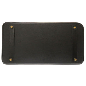 エルメス バーキン40 アルデンヌ ブラック ゴールド金具 □A刻印 ハンドバッグ バッグ 黒 0051 【中古】 HERMES メンズ