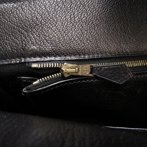 エルメス バーキン40 アルデンヌ ブラック ゴールド金具 □A刻印 ハンドバッグ バッグ 黒 0051 【中古】 HERMES メンズ