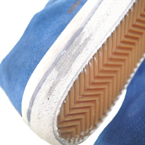 新品同様 ゴールデングース VSTAR2 スニーカー スウェード ブルー サイズ40 青 0053【中古】GOLDEN GOOSE Vスター2 メンズ