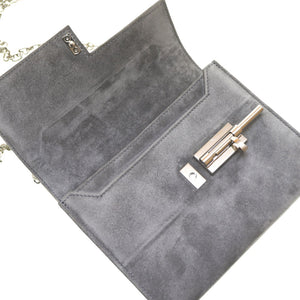 新品同様 エルメス ヴェルー ミニ ドブリス グレー シルバー金具 X刻印(2016年製) ショルダーバッグ 0054【中古】HERMES