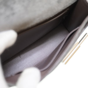 新品同様 エルメス ヴェルー ミニ ドブリス グレー シルバー金具 X刻印(2016年製) ショルダーバッグ 0054【中古】HERMES