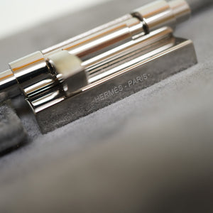 新品同様 エルメス ヴェルー ミニ ドブリス グレー シルバー金具 X刻印(2016年製) ショルダーバッグ 0054【中古】HERMES