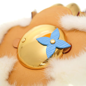 新品同様 ルイヴィトン オブシェ ヴィヴィエンヌ ミニ GI0310 ゴールド LV 0056【中古】LOUIS VUITTON