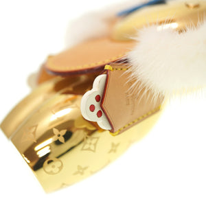 新品同様 ルイヴィトン オブシェ ヴィヴィエンヌ ミニ GI0310 ゴールド LV 0056【中古】LOUIS VUITTON