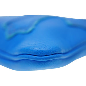 新品同様 クロムハーツ ジッパーチェンジパース ZPR CHG WRISTLET SML コインケース クロスパッチ シルバー925 ブルー 青 0057【中古】CHROME HEARTS