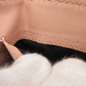 新品同様 フェンディ コンパクトウォレット 8M0395 FFロゴ レザー ピンク 財布 0065【中古】FENDI