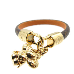 新品同様 ルイヴィトン モノグラム M6773 ブラスレ ヴィヴィエンヌ 17 メタル ブラウン 茶 ブレスレット 0071【中古】LOUIS VUITTON