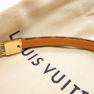 新品同様 ルイヴィトン モノグラム M6773 ブラスレ ヴィヴィエンヌ 17 メタル ブラウン 茶 ブレスレット 0071【中古】LOUIS VUITTON