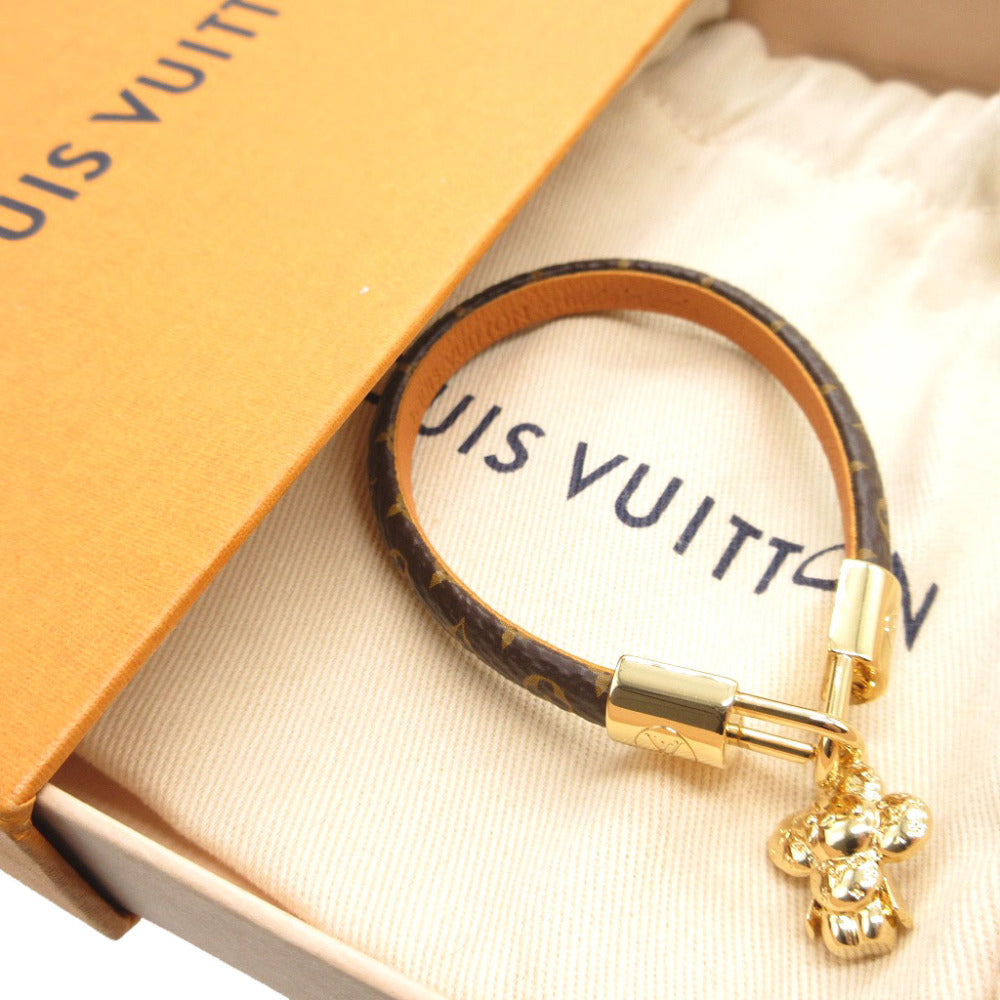 新品同様 ルイヴィトン モノグラム M6773 ブラスレ ヴィヴィエンヌ 17 メタル ブラウン 茶 ブレスレット 0071【中古】LOUIS VUITTON