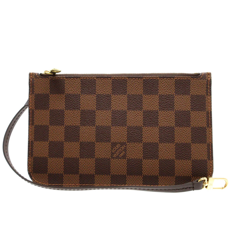 新品同様 ルイヴィトン ダミエ ネヴァーフルポーチ PM LV ポーチ 0072【中古】LOUIS VUITTON