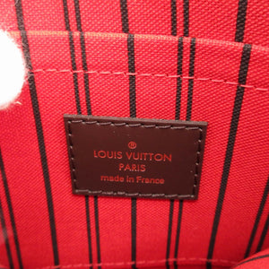 新品同様 ルイヴィトン ダミエ ネヴァーフルポーチ PM LV ポーチ 0072【中古】LOUIS VUITTON