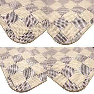 新品同様 ルイヴィトン ダミエアズール ネヴァーフルポーチ PM LV ポーチ 0073【中古】LOUIS VUITTON