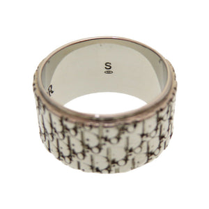 新品同様 ディオール オブリーク リング 指輪 サイズS シルバー925 アクセサリー 0082 【中古】 Dior