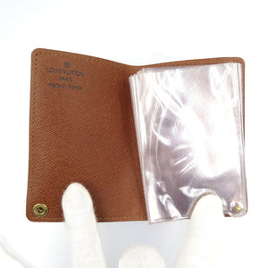 美品 ルイヴィトン ポルトカルト クレディ プレッシオン M60937 モノグラムキャンバス ゴールド金具 ブラウン カードケース 0108【中古】LOUIS VUITTON