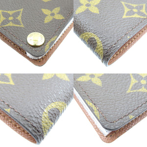 美品 ルイヴィトン ポルトカルト クレディ プレッシオン M60937 モノグラムキャンバス ゴールド金具 ブラウン カードケース 0108【中古】LOUIS VUITTON