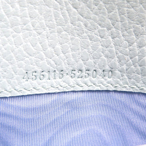 新品同様 グッチ GGマーモント コンチネンタルウォレット 456116 レザー ゴールド金具 ホワイト 白 グリーン 長財布 0109【中古】GUCCI