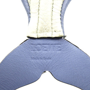 ロエベ クジラ ホエール レザー シルバー金具 コインケース バッグチャーム 0113【中古】LOEWE