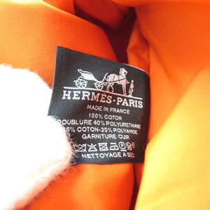 未使用 エルメス ボリードポーチ ミニミニ キャンバス シルバー金具 ピンク ポーチ 0117【中古】HERMES