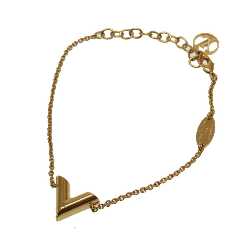 美品 ルイ ヴィトン ブラレス エッセンシャルV M61084 ブレスレット ゴールド アクセサリー LV 0137 【中古】 LOUIS VUITTON