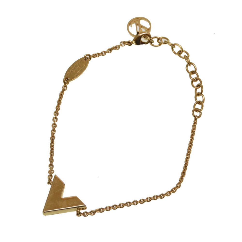 美品 ルイ ヴィトン ブラレス エッセンシャルV M61084 ブレスレット ゴールド アクセサリー LV 0137 【中古】 LOUIS VUITTON