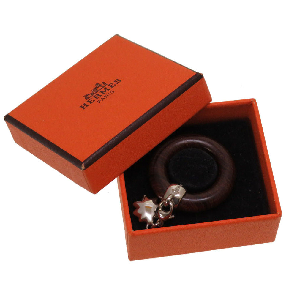 新品同様 エルメス  スター スカーフリング 星を巡る旅展 限定 ウッド ブラウン 星 0150 【中古】 HERMES