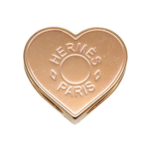 美品 エルメス ミニクー ハート ローズゴールド ツイリーリング スカーフリング 0151 【中古】 HERMES