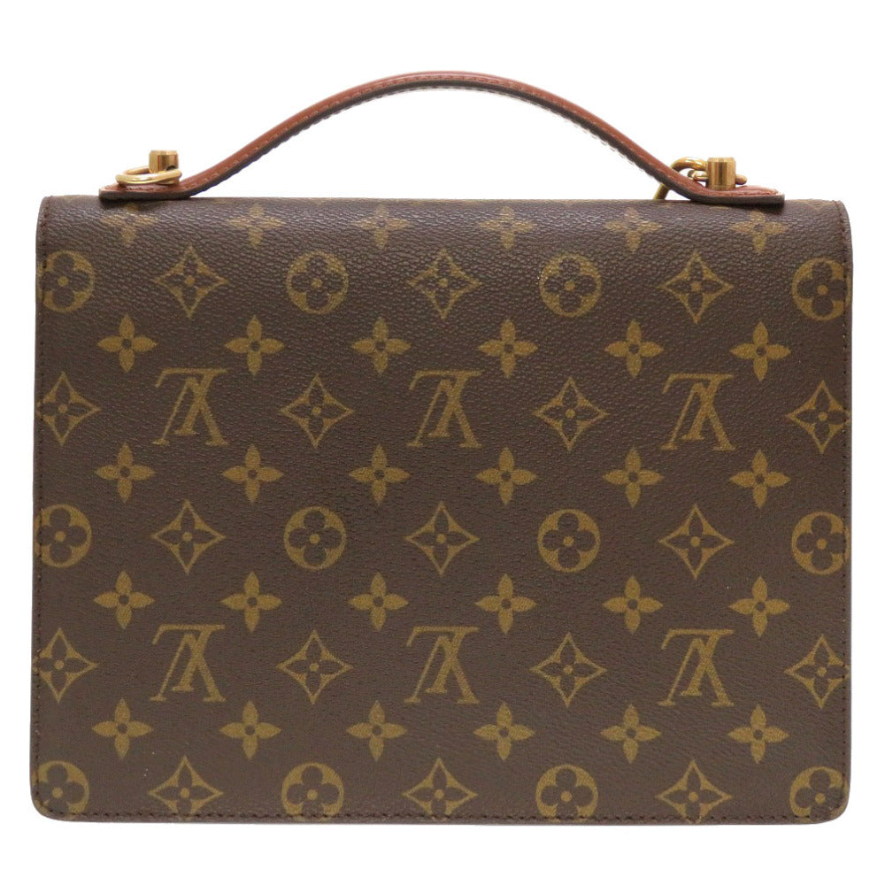 ベタ無し 美品 ルイ ヴィトン モノグラム モンソー M51185 2WAY ハンドバッグ LV 0159 【中古】 LOUIS VUITTON